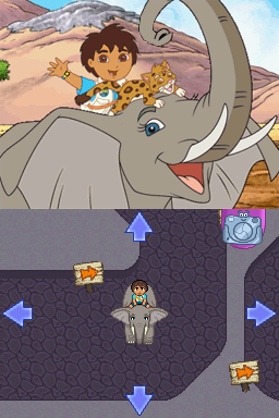 Go, Diego, Go: Safari Rescue screenshot 4 for Nintendo DS