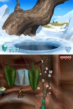 Ice Age: Dawn of the Dinosaurs screenshot 3 for Nintendo DS