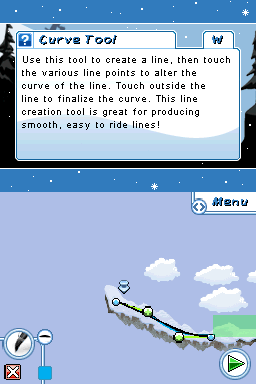 Line Rider Freestyle screenshot 5 for Nintendo DS