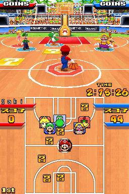 Mario Basket 3 on 3 screenshot 3 for Nintendo DS