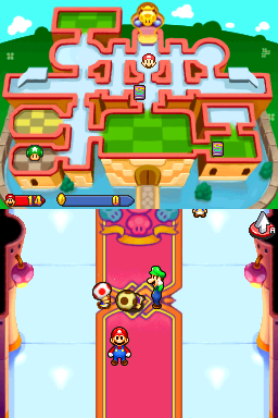 Mario & Luigi Partners In Time screenshot 3 for Nintendo DS