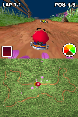 M&M's Kart Racing screenshot 3 for Nintendo DS