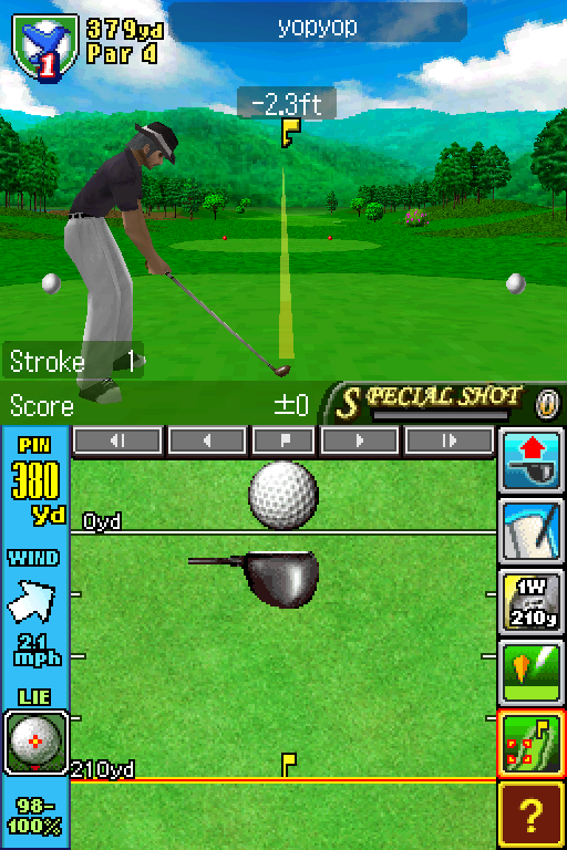 Otona No DS Golf screenshot 2 for Nintendo DS