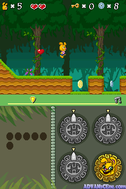Pixeline: Jungleskatten screenshot 2 for Nintendo DS