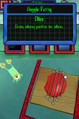 SpongeBob SquarePants Frantic Fry Cook screenshot 3 for Nintendo DS
