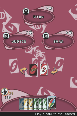 Uno & SkipBo & Uno Free Fall screenshot 3 for Nintendo DS
