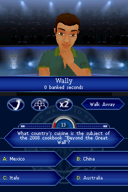 Who Wants To Be A Millionaire [2nd Edition] screenshot 3 for Nintendo DS