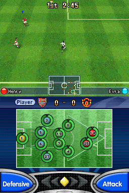 Winning Eleven Pro Evolution Soccer 2007 screenshot 3 for Nintendo DS