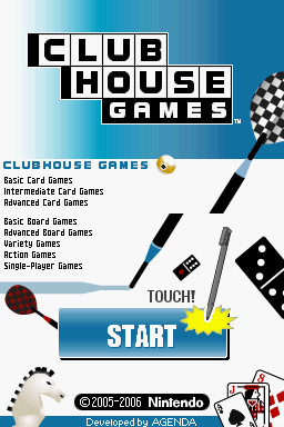 42 All-Time Classics title screen for Nintendo DS