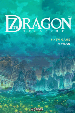 7th Dragon title screen for Nintendo DS