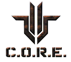 C.O.R.E. title screen for Nintendo DS