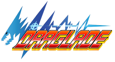 Draglade title screen for Nintendo DS