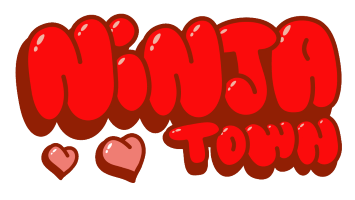 Ninja Town title screen for Nintendo DS