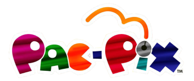 Pac Pix title screen for Nintendo DS