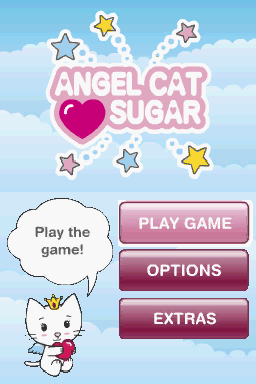 Angel Cat Sugar title screen for Nintendo DS