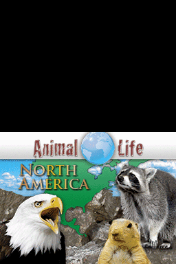 Animal Life North America title screen for Nintendo DS