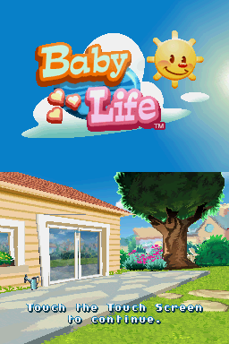 Baby Life title screen for Nintendo DS