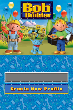 Bob the Builder Festival of Fun title screen for Nintendo DS