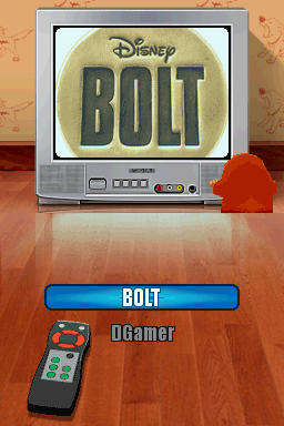 Bolt: Be-Awesome Edition title screen for Nintendo DS