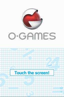 Challenge Me: Math Workout title screen for Nintendo DS