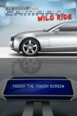 Chevrolet Camaro: Wild Ride title screen for Nintendo DS