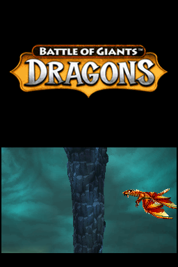 Combat Of Giants: Dragons title screen for Nintendo DS