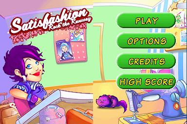 Deine Eigene Modenschau title screen for Nintendo DS