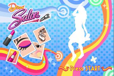Dream Salon title screen for Nintendo DS