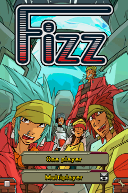 Fizz title screen for Nintendo DS