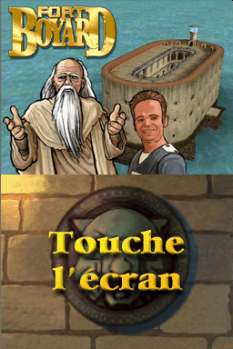 Fort Boyard: Le Jeu title screen for Nintendo DS