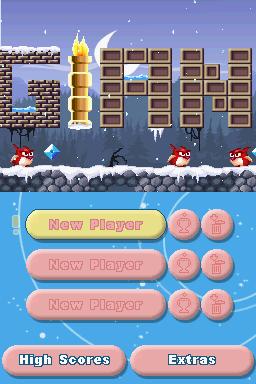 Giana Sisters DS title screen for Nintendo DS