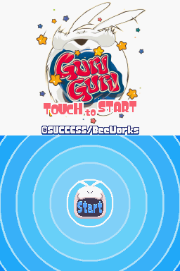 Guru Guru title screen for Nintendo DS