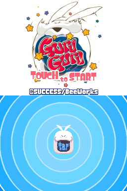 Guru Guru Nagetto title screen for Nintendo DS