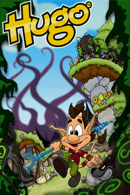 Hugo: Magic in the Trollwoods title screen for Nintendo DS