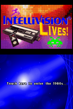 Intellivision Lives title screen for Nintendo DS
