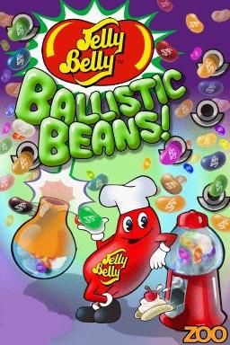 Jelly Belly Ballistic Beans title screen for Nintendo DS