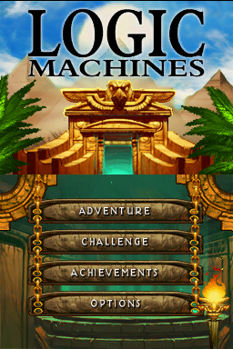 Logic Machines title screen for Nintendo DS