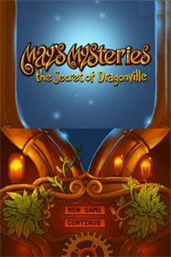 May's Mystery: Forbidden Memories title screen for Nintendo DS