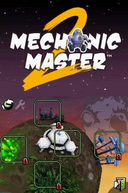 Mechanic Master 2 title screen for Nintendo DS