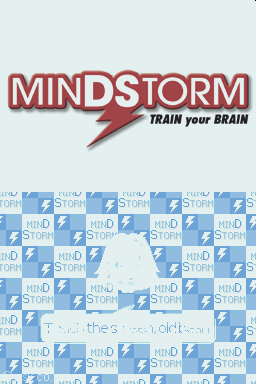 MinDStorm title screen for Nintendo DS