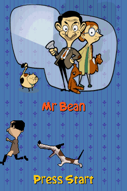 Mr. Bean title screen for Nintendo DS