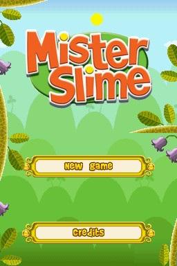 Mr. Slime Jr title screen for Nintendo DS