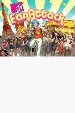 MTV Fan Attack title screen for Nintendo DS