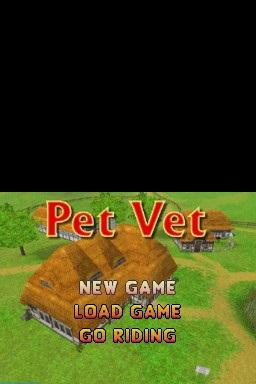 My Animal Centre in Australia title screen for Nintendo DS