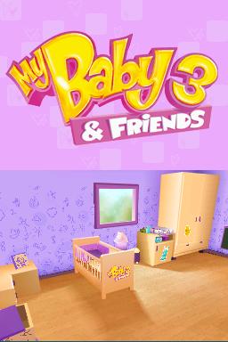 My Baby 3 & Friends title screen for Nintendo DS