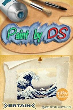 Paint By DS title screen for Nintendo DS