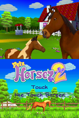 Hamsterz 2 title screen for Nintendo DS