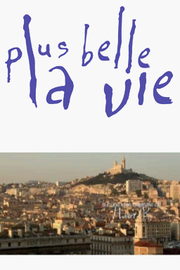 Plus Belle La Vie: Le Secret du Dr Livia title screen for Nintendo DS