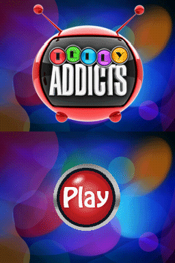 Telly Addicts title screen for Nintendo DS