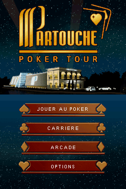Veronica Poker title screen for Nintendo DS